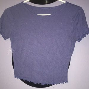 🫐 Blue ribbed brandy shirt 🫐